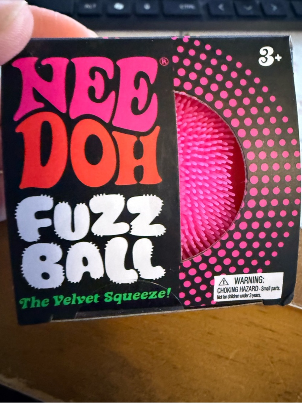 Schylling Needoh- Fuzzball- Pink- LAST ONE!